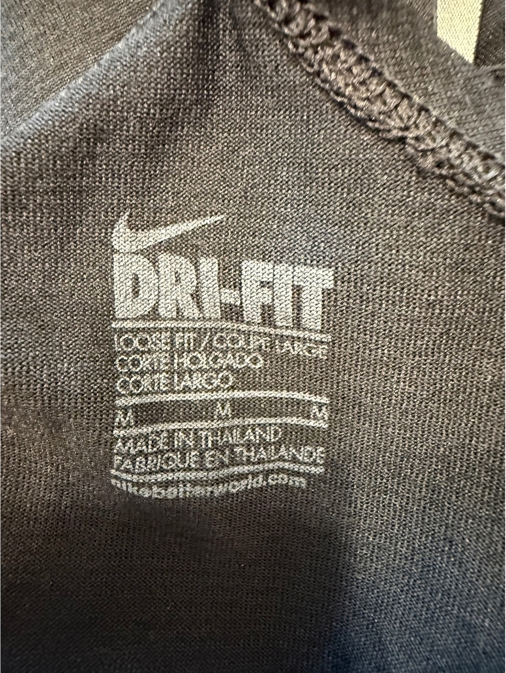 Nike Dri-FIT Black Athletic Tank Top Size M - Picture 4 of 4